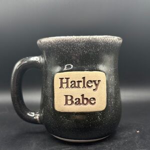 Harley Babe Black Ceramic Mug